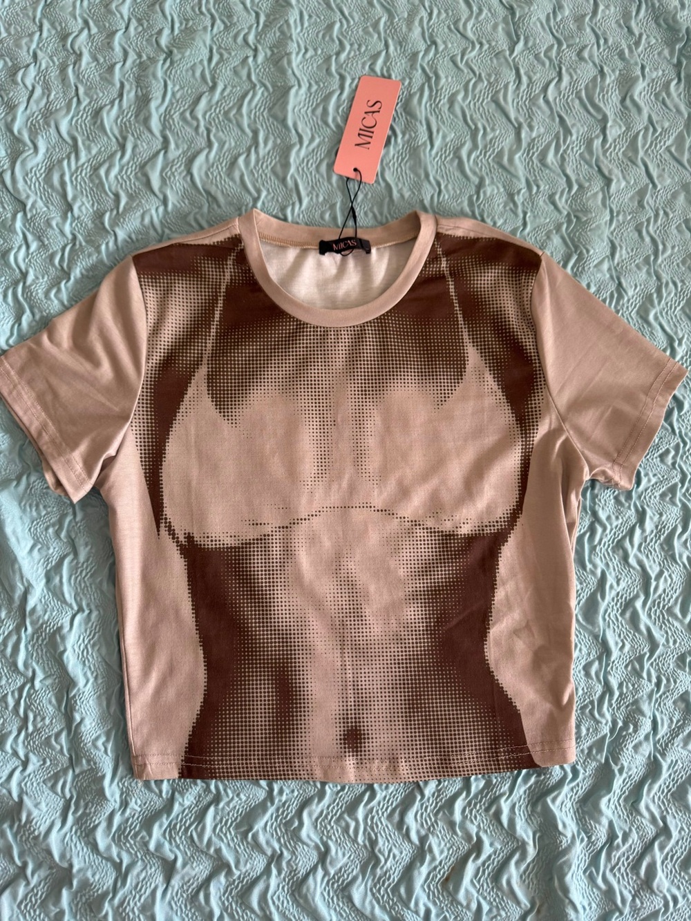 Micas Pink Short-Sleeve Graphic Tee